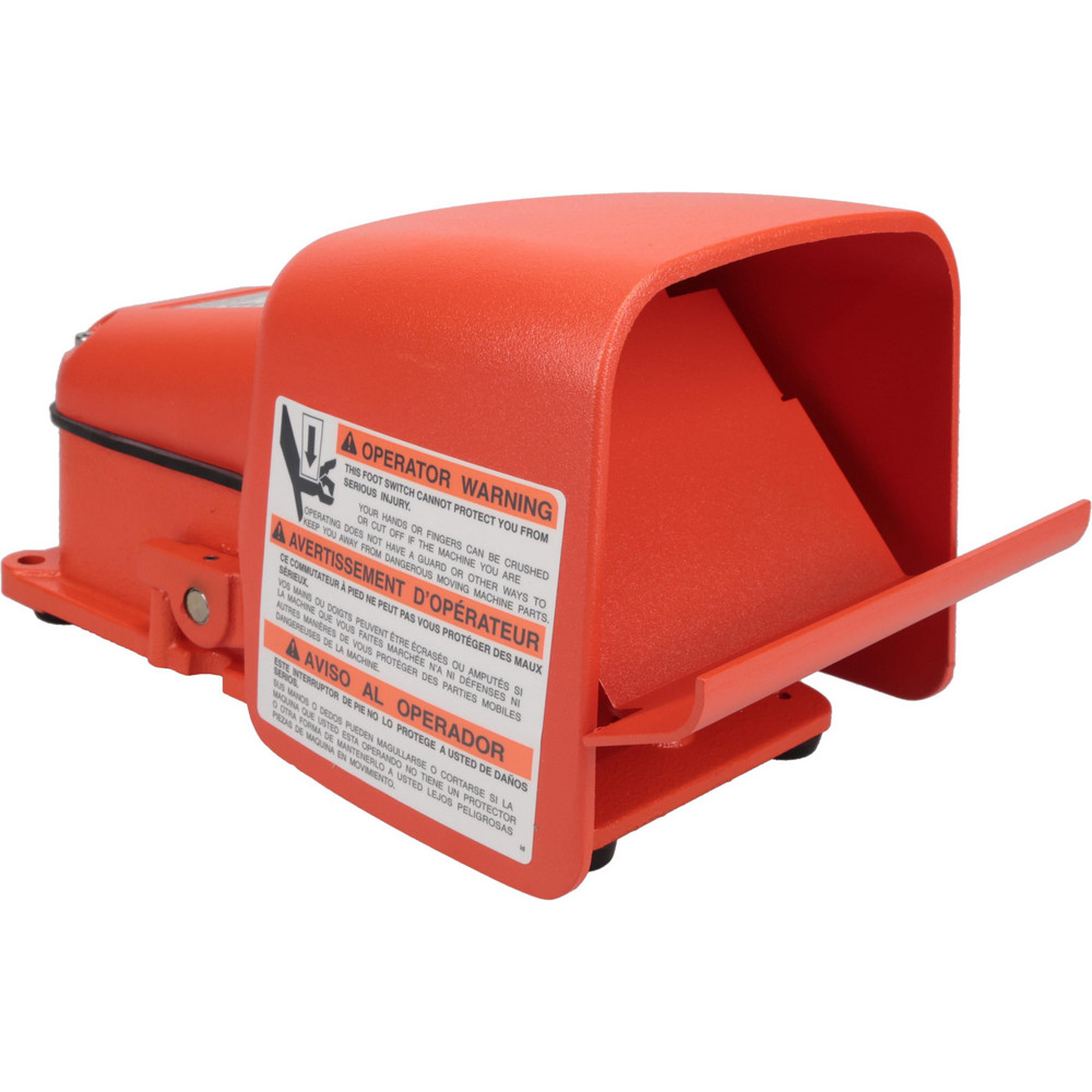 LINEMASTER® 1 Treadle, 20 Amp, 1-1/2 hp, Maintained (MA), SPDT, Electric Foot Switch - 642-DA