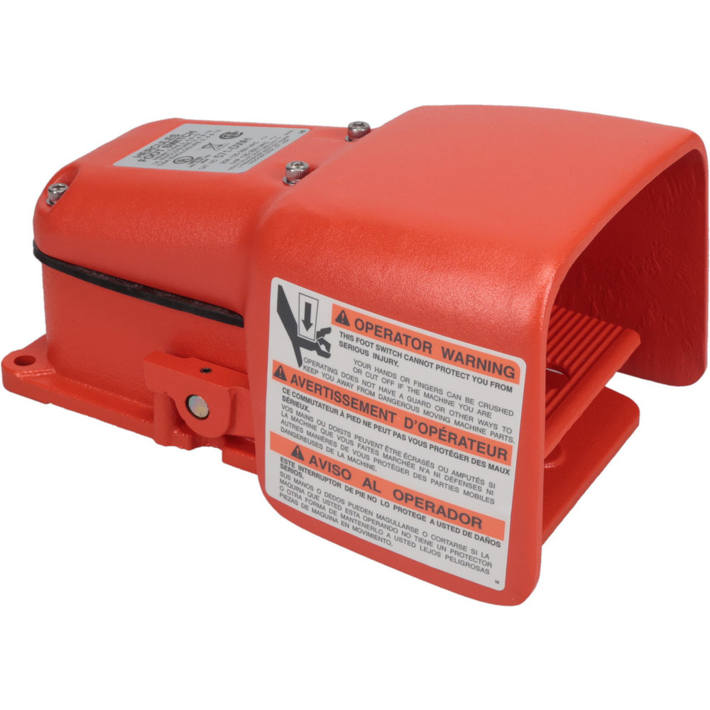 LINEMASTER® 1 Treadle, 20 Amp, 1-1/2 hp, Maintained (MA), SPDT, Electric Foot Switch - 642-DA