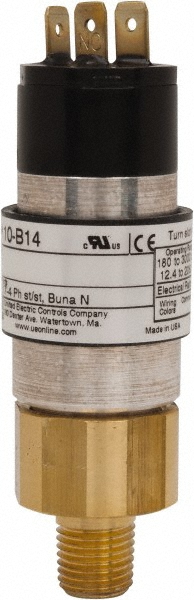 Anfield NC, SPDT, 1,000 to 3,000 psi, Snap Action Pressure and Level Switch - SMA-7-4M-C-SP