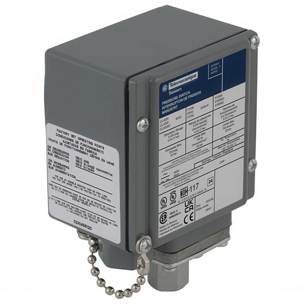 Anfield NC, SPDT, 1,000 to 3,000 psi, Snap Action Pressure and Level Switch - SMA-7-4M-C-SP