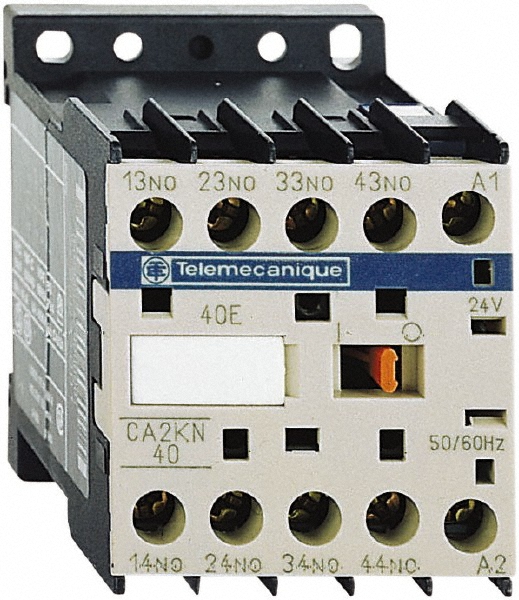 Schneider Electric 4NO, 24 VAC at 50/60 Hz Control Relay - CA2KN40B72