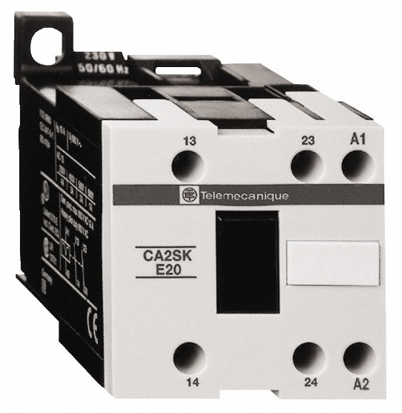 Schneider Electric NC/NO, 240 VAC at 50/60 Hz Control Relay - CA2SK11U7