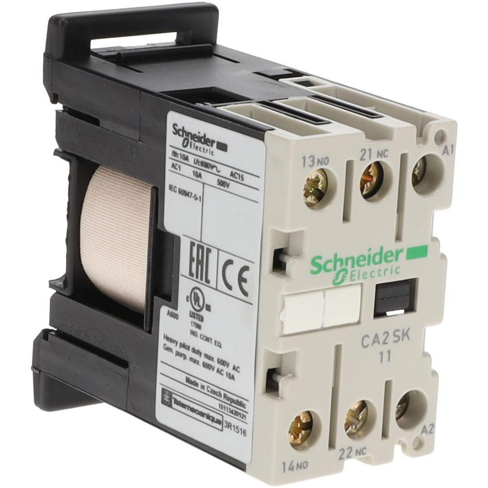 Schneider Electric NC/NO, 240 VAC at 50/60 Hz Control Relay - CA2SK11U7