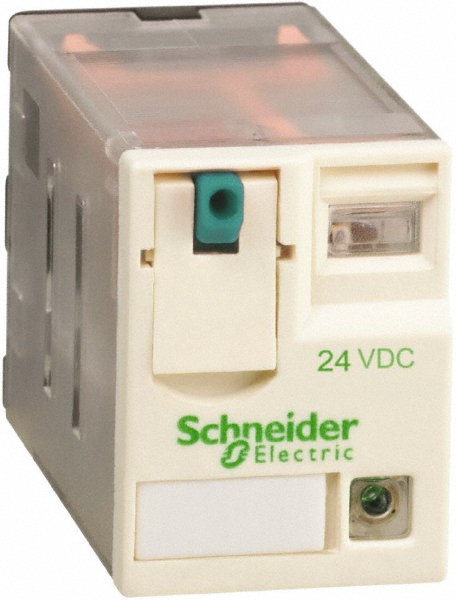 Square D 14 Pins, 2.5 VA Power Rating, Ice Cube Electromechanical Plug-in General Purpose Relay - RPM42B7