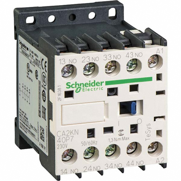 Schneider Electric 4NO, 230 VAC at 50/60 Hz Control Relay - CA2KN40P7