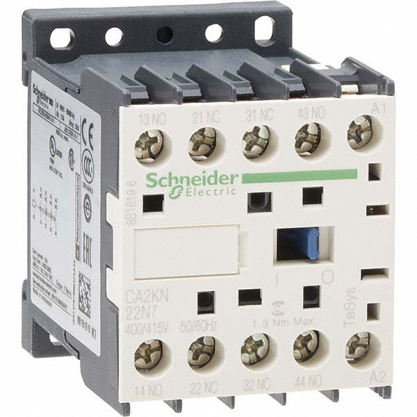 Schneider Electric 2NC/2NO, 400-415 VAC at 50/60 Hz Control Relay - CA2KN22N7