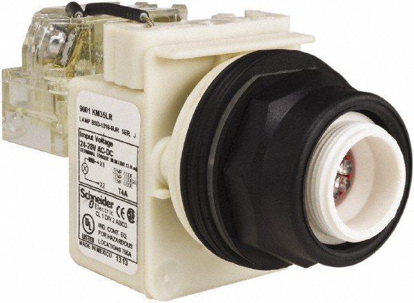 Schneider Electric 28 V Blue Lens Indicating Light - 9001KP35L31