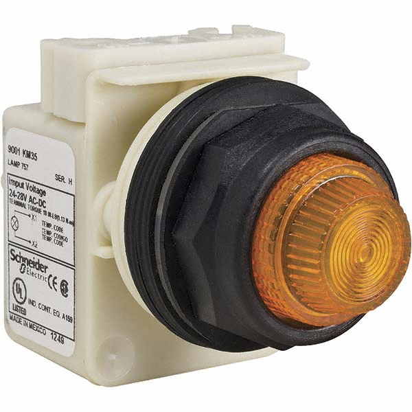 Schneider Electric 28 V Blue Lens Indicating Light - 9001KP35L31