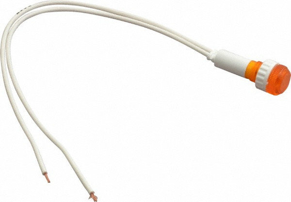 Schneider Electric 48 V Amber Lens LED Press-to-Test Indicating Light - 9001KT36LYA31