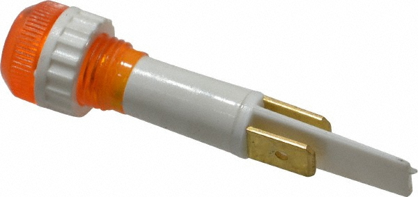 Schneider Electric 48 V Amber Lens LED Press-to-Test Indicating Light - 9001KT36LYA31