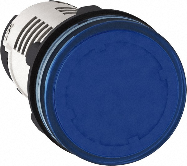 Schneider Electric 120 V Blue Lens LED Pilot Light - XB5EVG6