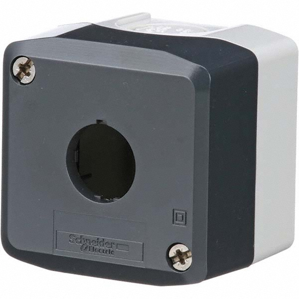 Cooper B-Line 1 Hole, 1.203" Hole Dia, Stainless Steel Pushbutton Switch Enclosure - 78205113694