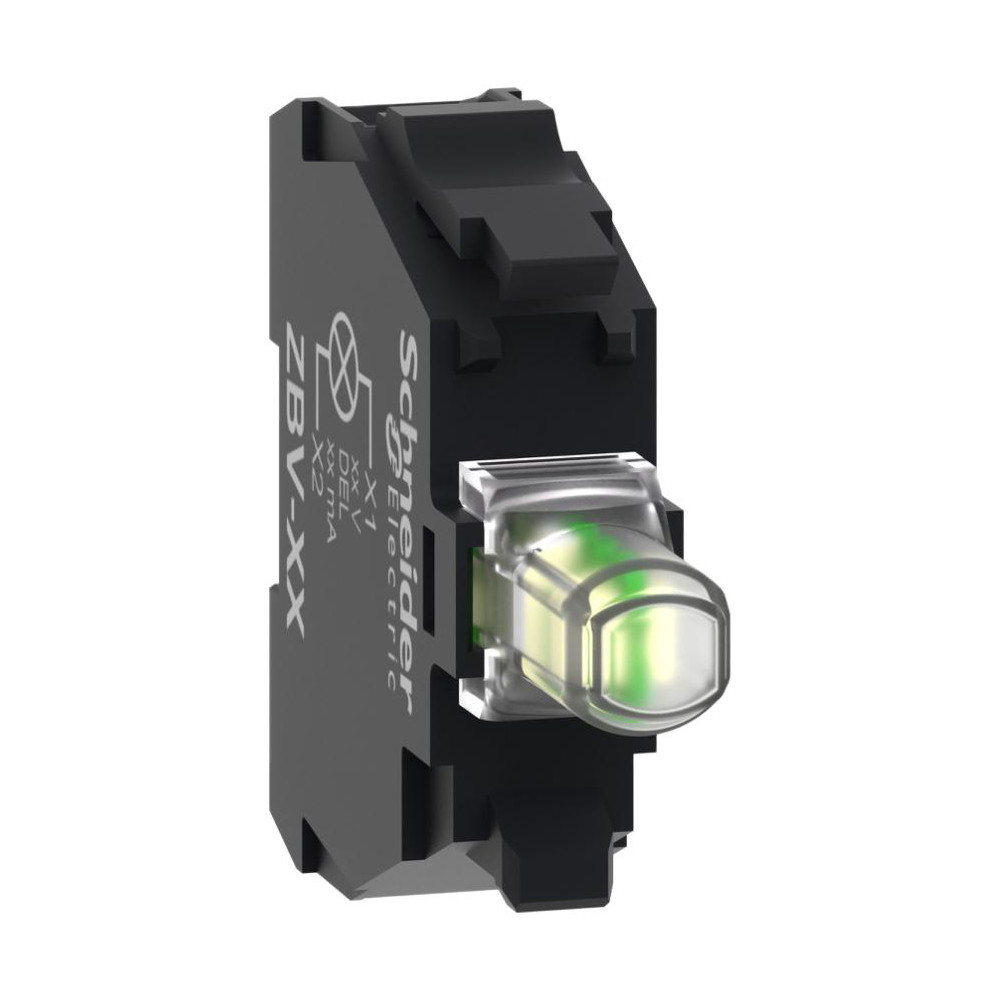 Schneider Electric 110-120 V White Lens LED Indicating Light - ZB5AW0G13