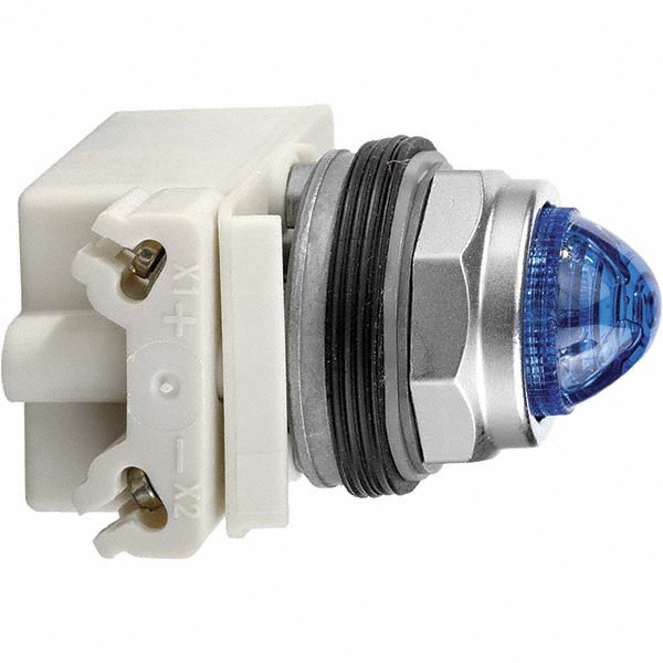 Schneider Electric 24 V White Lens LED Pilot Light - 9001KP35LWW9