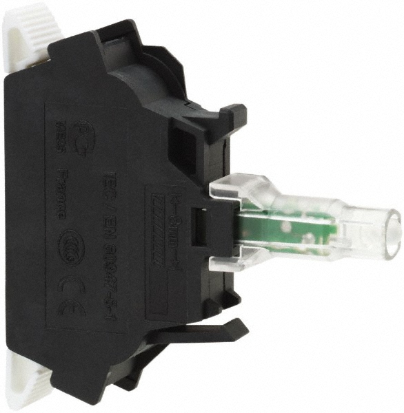 Schneider Electric 110-120 VAC/VDC Green Lens LED Indicating Light - 9001KM58LG