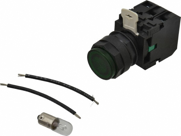 Eaton Cutler-Hammer 120 VAC/VDC Green Lens Press-to-Test Indicating Light - E22TB3X26