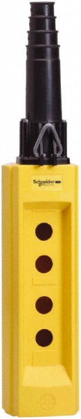 Schneider Electric 4 Hole, 22mm Hole Dia, Die Cast Zinc Pushbutton Switch Enclosure - XAPG39804