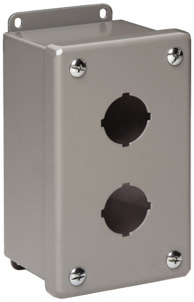Schneider Electric 4 Hole, 22mm Hole Dia, Die Cast Zinc Pushbutton Switch Enclosure - XAPG39804