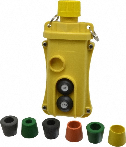 Woodhead Electrical Pendant Control Station: No On & Off NO/NC, No Legend - 5054-1