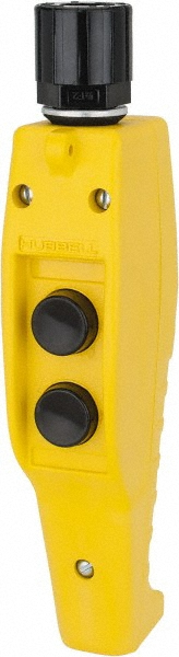 Woodhead Electrical Pendant Control Station: No On & Off NO/NC, No Legend - 5054-1