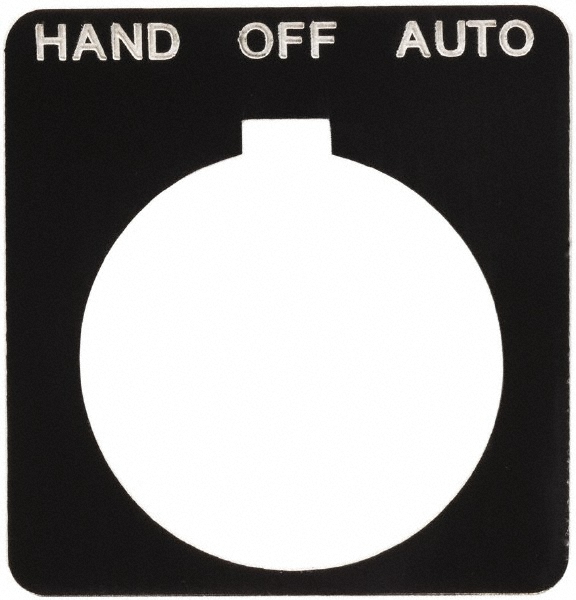Schneider Electric Square, Plastic Legend Plate - Off-On - 9001KN144BP