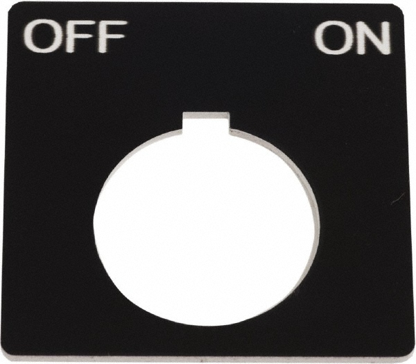 Schneider Electric Square, Plastic Legend Plate - Off-On - 9001KN144BP