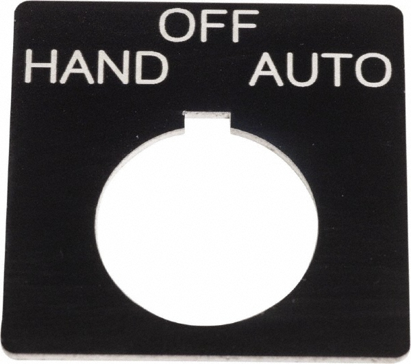 Schneider Electric Square, Plastic Legend Plate - Off-On - 9001KN144BP