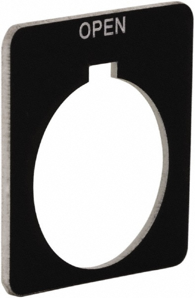 Schneider Electric Square, Plastic Legend Plate - Off-On - 9001KN144BP