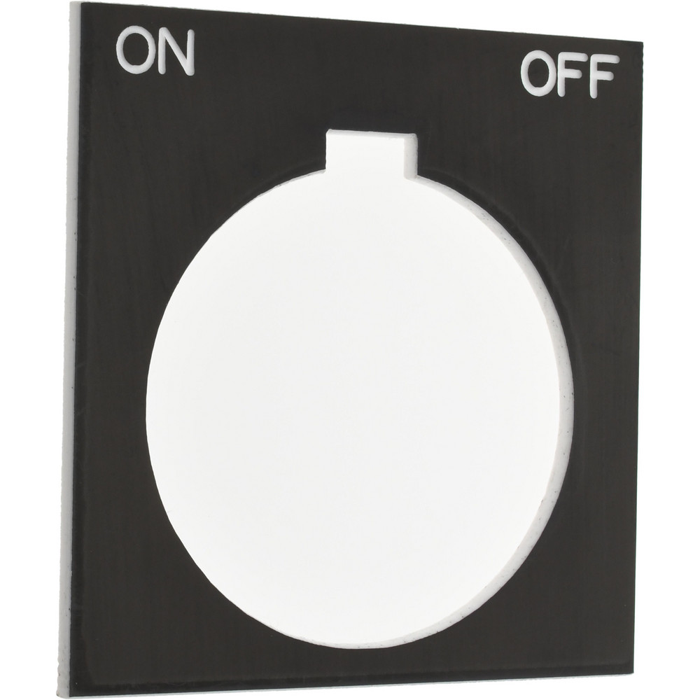 Schneider Electric Square, Plastic Legend Plate - Off-On - 9001KN144BP