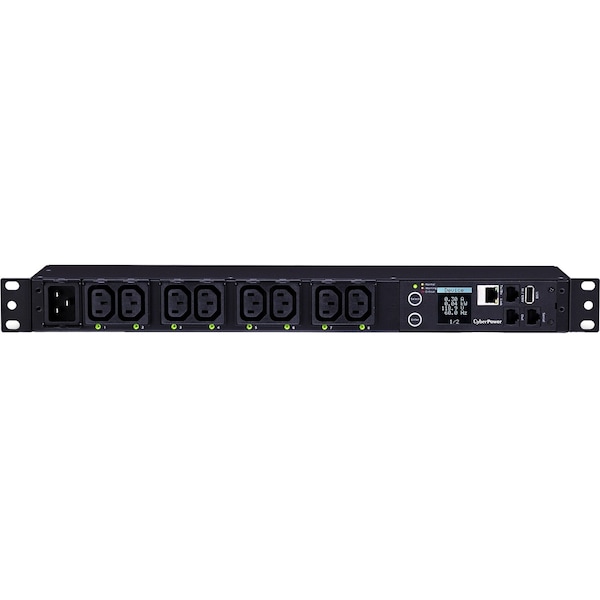 Cyberpower 20A 208V Metered-By-Outlet Switched Pdu 8 C13 Outlets 10Ft Cord - PDU81006