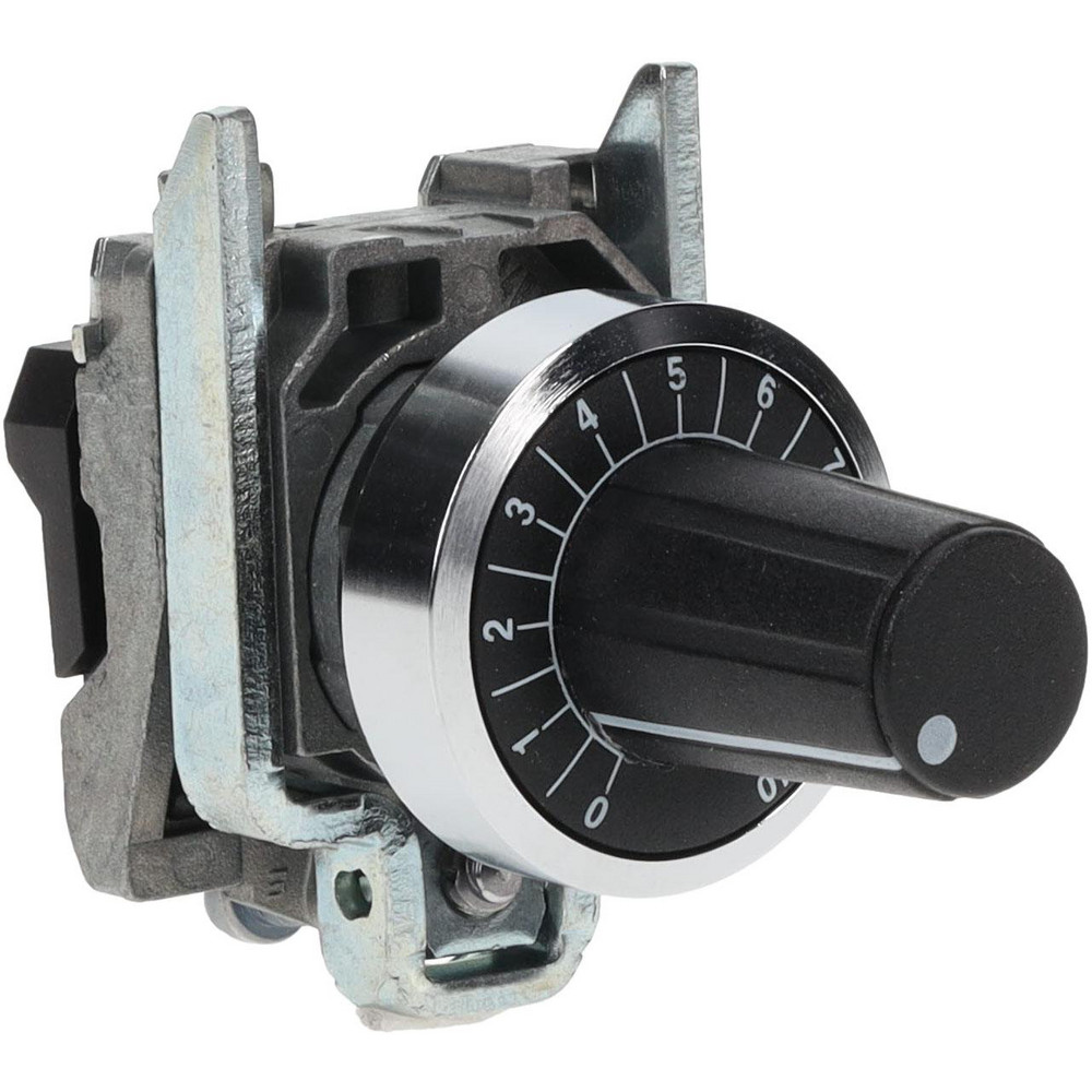 Schneider Electric 22mm, White Markings, Selector Switch Head and Mounting Base - ZB5AD922