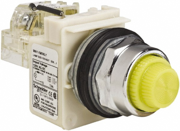 Schneider Electric 120 VAC Blue Lens Indicating Light - 9001KT1L6