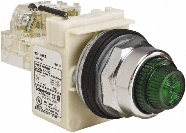 Schneider Electric 120 VAC Blue Lens Indicating Light - 9001KT1L6