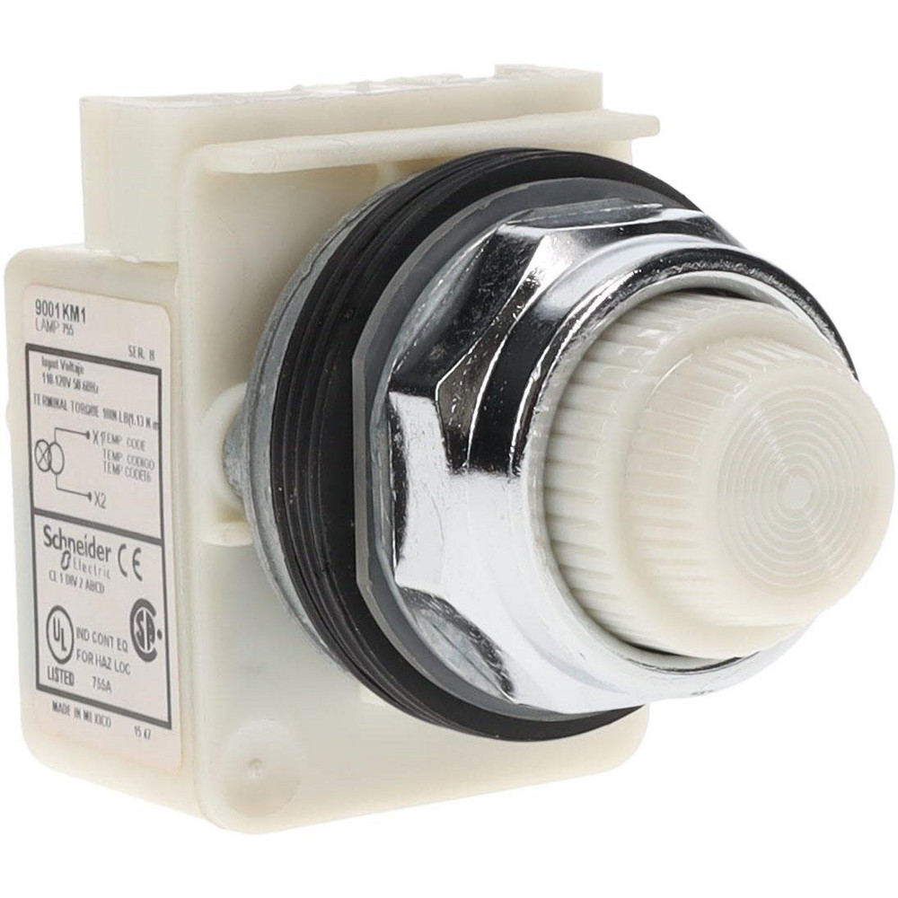 Schneider Electric 120 VAC Blue Lens Indicating Light - 9001KT1L6