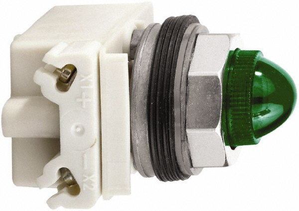 Schneider Electric 120 V Green Lens LED Pilot Light - 9001KP38LGG6