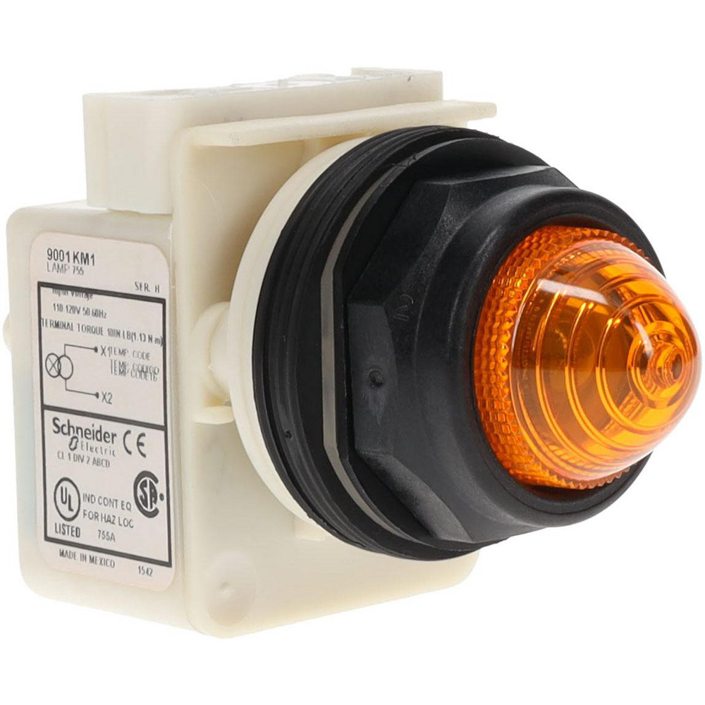 Schneider Electric 12 VAC/VDC Red Lens Incandescent Pilot Light - 9001SKP32R9