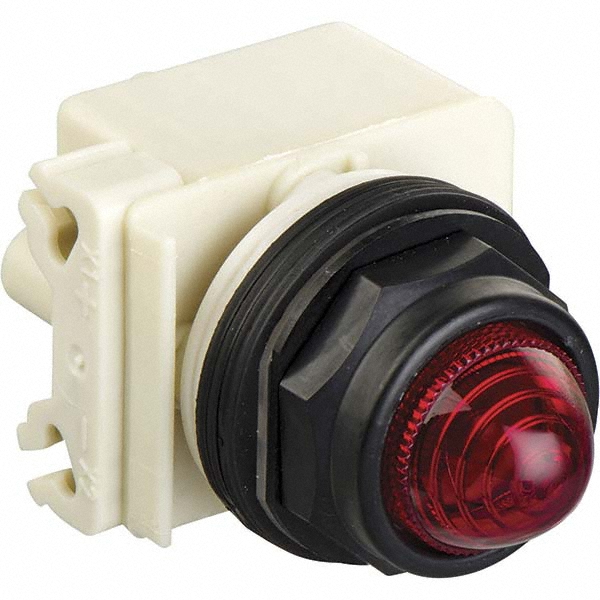 Schneider Electric 12 VAC/VDC Red Lens Incandescent Pilot Light - 9001SKP32R9