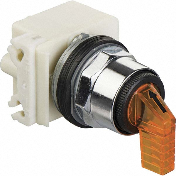 Schneider Electric 28 V Amber Lens LED Pilot Light - 9001KP35LYA31