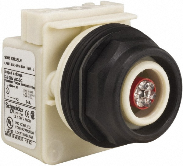 Schneider Electric 28 V Red Lens LED Pilot Light - 9001SKT35LRR9