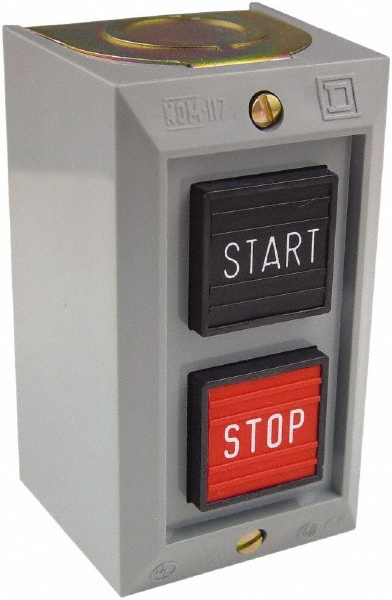 Enerpac Push-Button Control Stations: Control Station Type: Pendant; Number of Operators: 1; Legend Markings: No Legend; Switch Action: Push - CC132