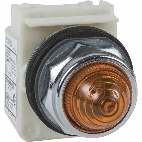 Schneider Electric 230 V Green Lens Incandescent Pilot Light - 9001KP7G9