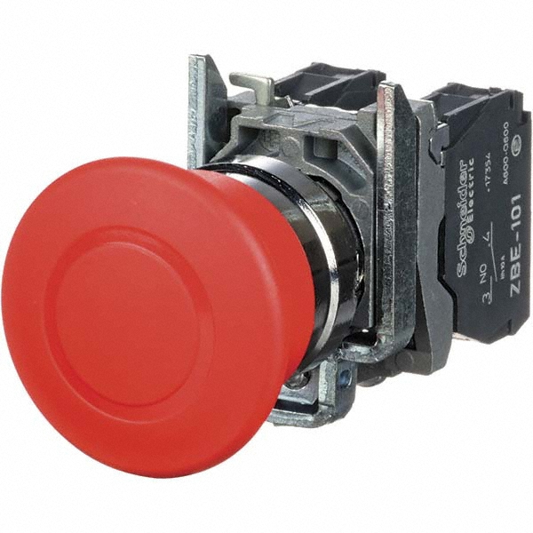 Schneider Electric Push-Button Switch: 30 mm Mounting Hole Dia, Momentary (MO) - 9001KR5R05H6