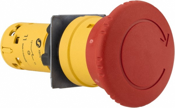 Schneider Electric Push-Button Switch: 30 mm Mounting Hole Dia, Momentary (MO) - 9001KR5R05H6
