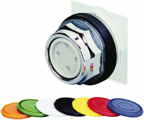Schneider Electric Push-Button Switch: 30 mm Mounting Hole Dia, Momentary (MO) - 9001KR5R05H6