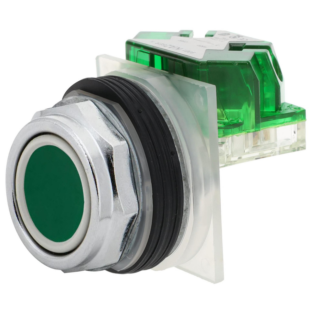 Schneider Electric Push-Button Switch: 30 mm Mounting Hole Dia, Momentary (MO) - 9001KR5R05H6
