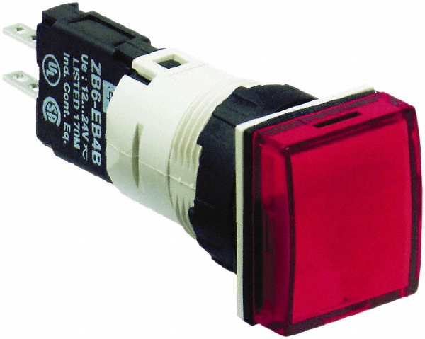 Schneider Electric 12-24 VAC/VDC White Lens LED Pilot Light - XB6CV1BB