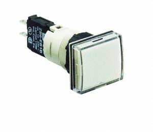 Schneider Electric 12-24 VAC/VDC White Lens LED Pilot Light - XB6CV1BB