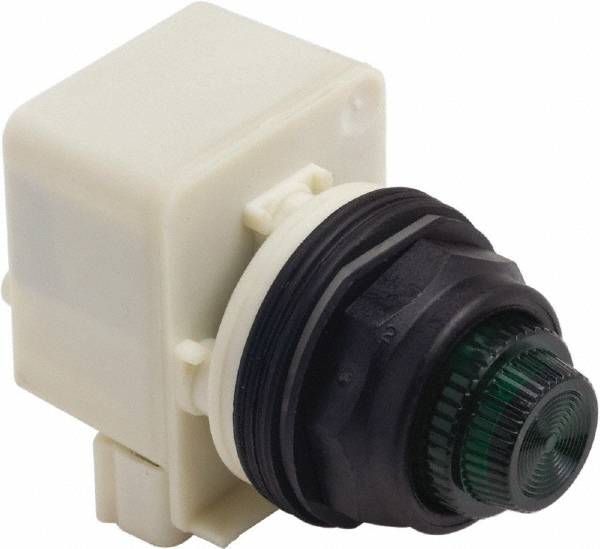 Eaton Cutler-Hammer 120 VAC Green Lens Press-to-Test Indicating Light - E22TB3X27
