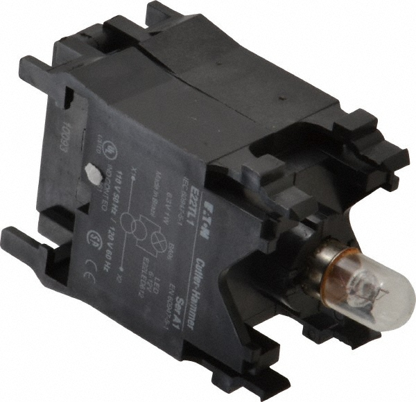 Eaton Cutler-Hammer 120 VAC Green Lens Press-to-Test Indicating Light - E22TB3X27