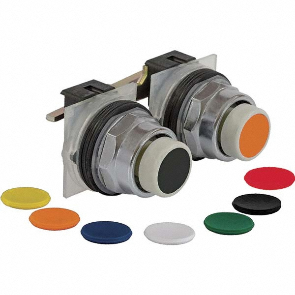 Schneider Electric Push-Button Switch: 30 mm Mounting Hole Dia, Maintained (MA) - 9001KR9RH27